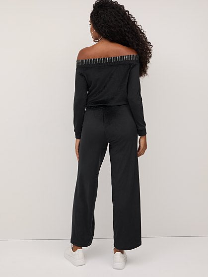 79.95 OTS VELOUR JUMPSUIT