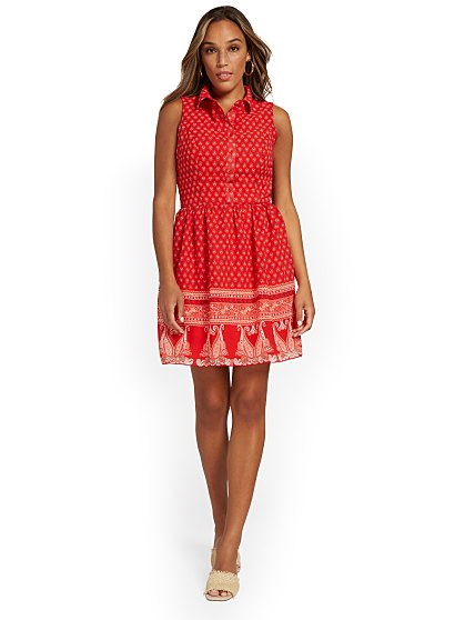 69.95 PAISLEY SHIRTDRESS