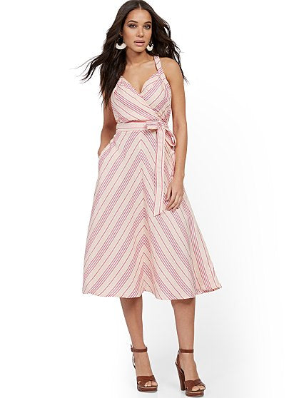 79.95 HALTER STRIPE FLARE