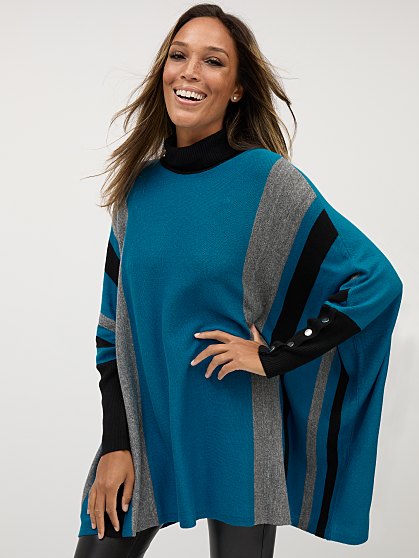 59.95 TTLENECK PONCHO