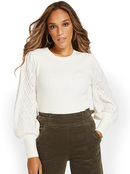 54.95 CABLE PULLOVER