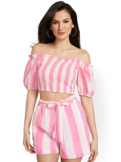 54.95 SMOCKED OFF SHLDR