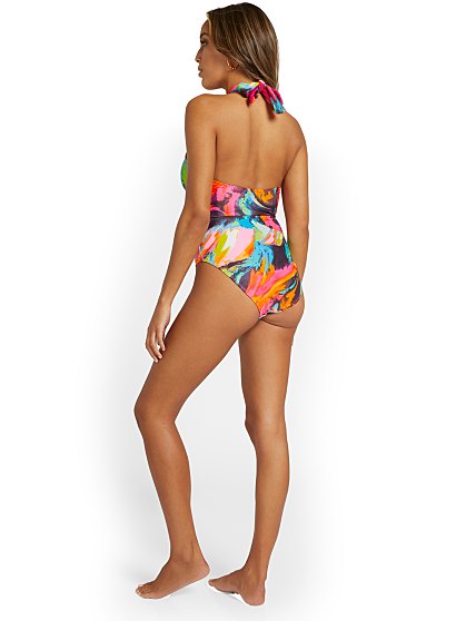 84.95 RUCHED WRAP HALTER