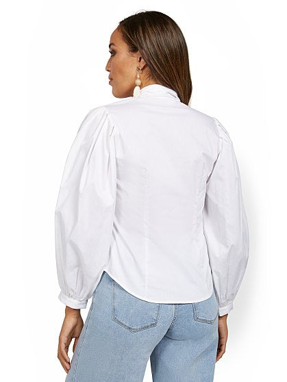 64.95 T BOW NECK SHIRT