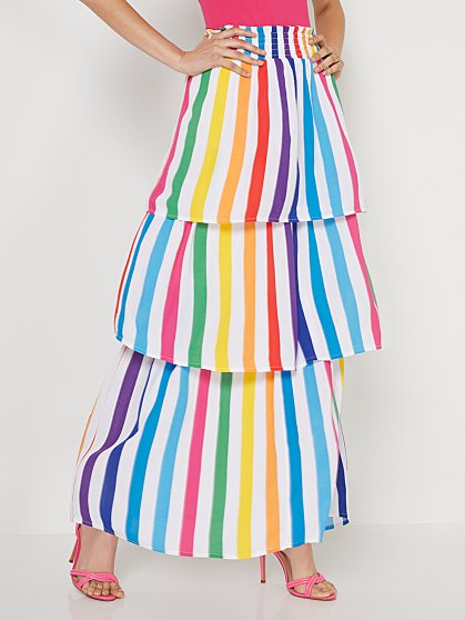 89.95 TIERED STIPE MAXI