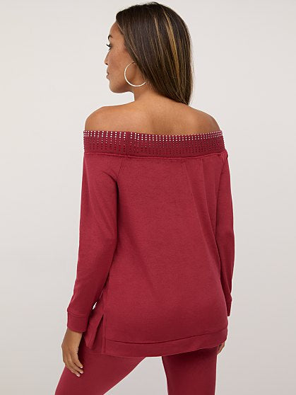 49.95 VELOUR OTS TUNIC