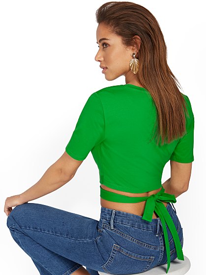 39.95 TIE BACK CITY TEE