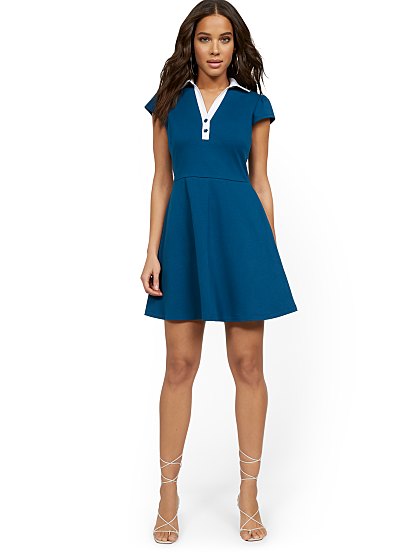 39.95 POLO FLARE DRESS