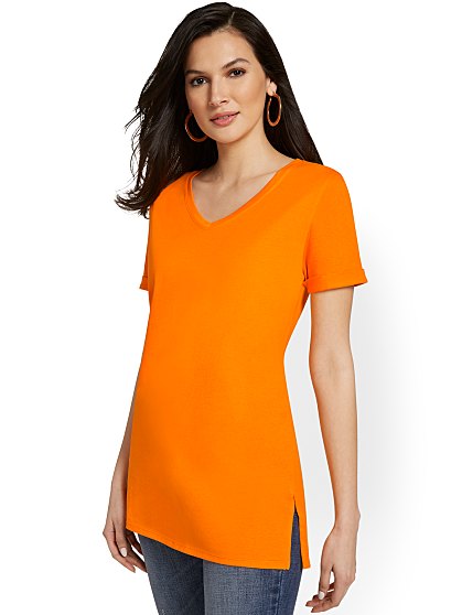 24.95 PERFECT VNECK TUNIC