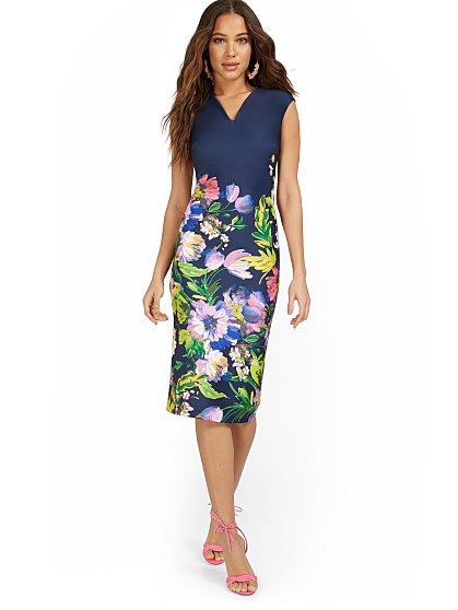 69.95 FLORAL SHEATH DRS