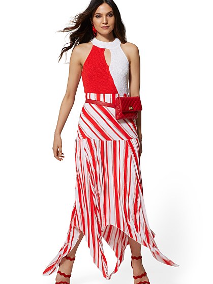 79.95 RED WHITE/SKIRT