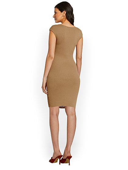 89.95 POINTELLE SWT DRESS