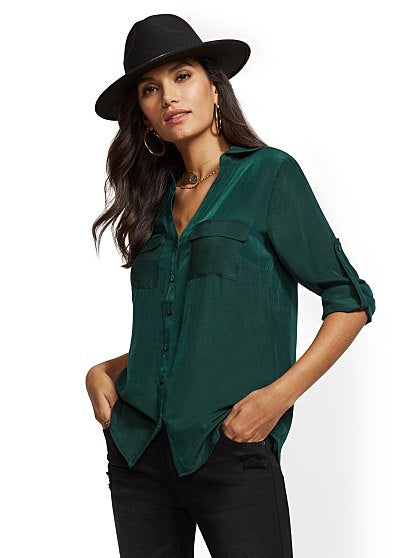 39.95 KATE SHIRT SOLID