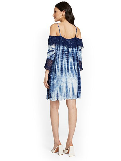 69.95 TIE DYE COLD SHLDR