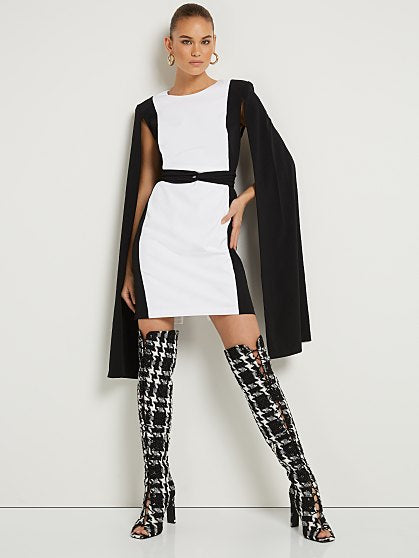 99.95 BLK/WHTE CAPE SHIFT