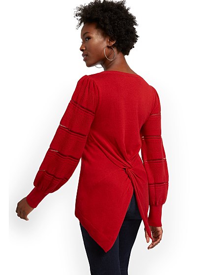 49.95 TWIST BACK PULLOVER