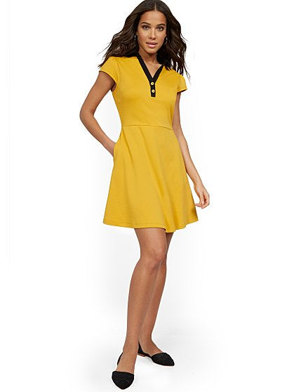39.95 POLO FLARE DRESS