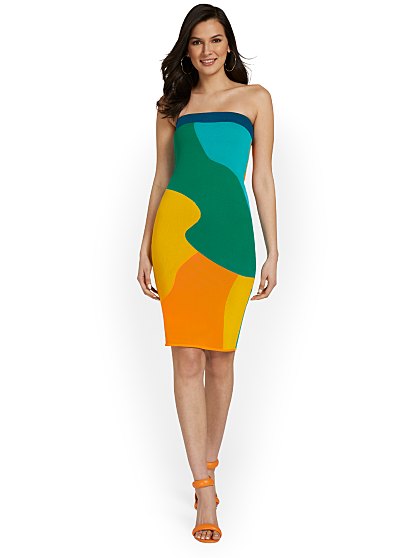89.95 STRAPLESS SWT DRESS