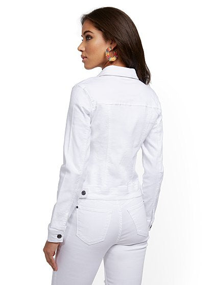 79.95 WHITE DENIM JACKET