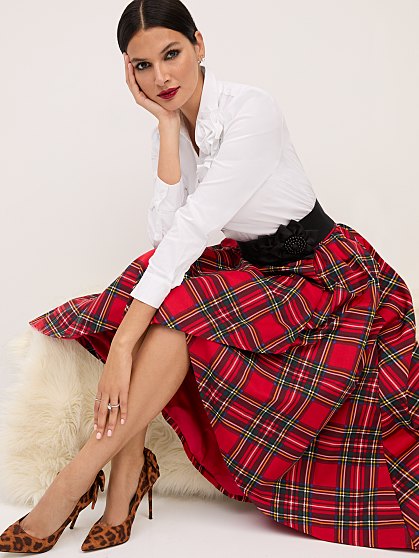 149.95 TARTAN HI LO MAXI