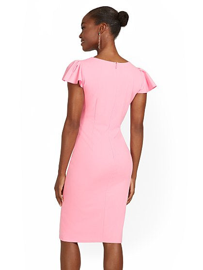 69.95 RUFFLE SLV SHEATH