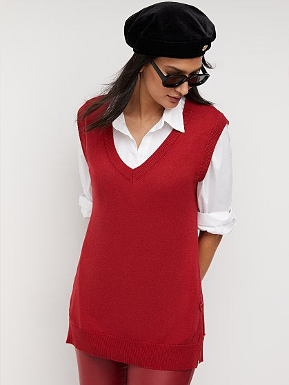 49.95 SOLID SWEATER VEST