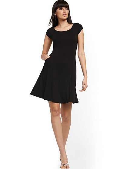 54.95 S/S PKT SWING DRESS