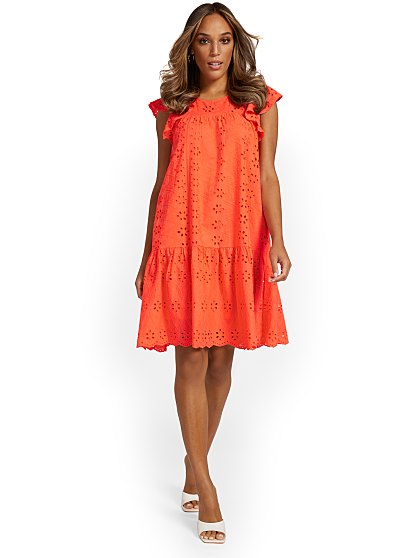 89.95 RUFFLE SLV SHIFT