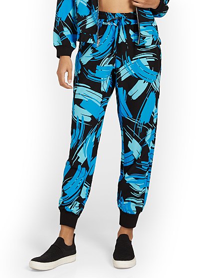 69.95 WOVEN PRINT JOGGER