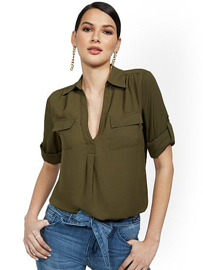 49.95 SPLITNECK TOP