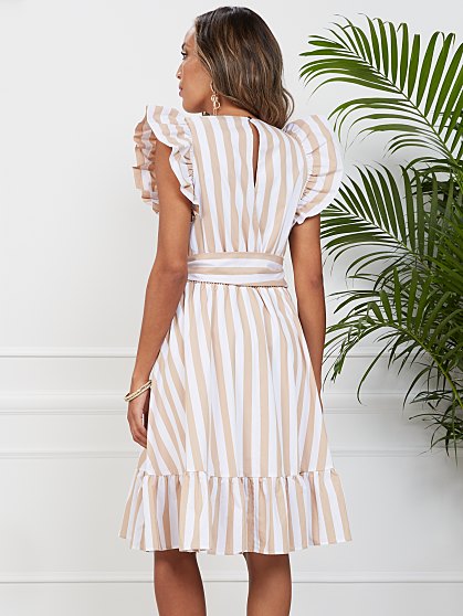69.95 STR BOW RUFFLE SLV