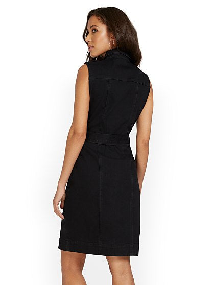 89.95 S/L DENIM DRESS