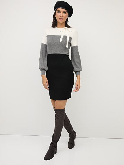 79.95 BOW SWTR DRESS