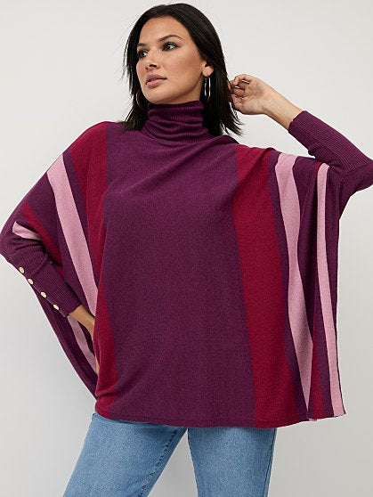 59.95 TTLENECK PONCHO