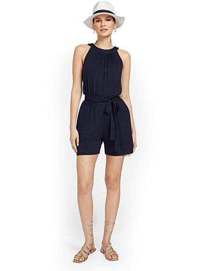 54.95 HALTER ROMPER