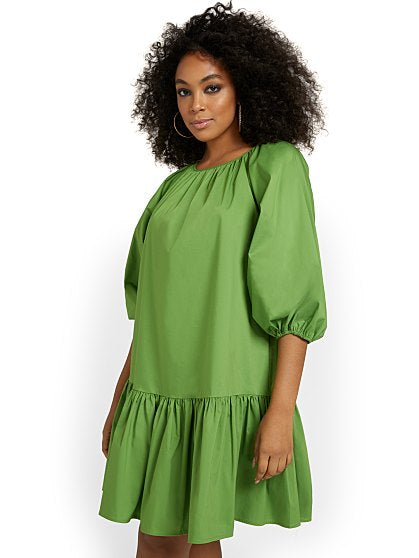 69.95 DROP WAIST POPLIN