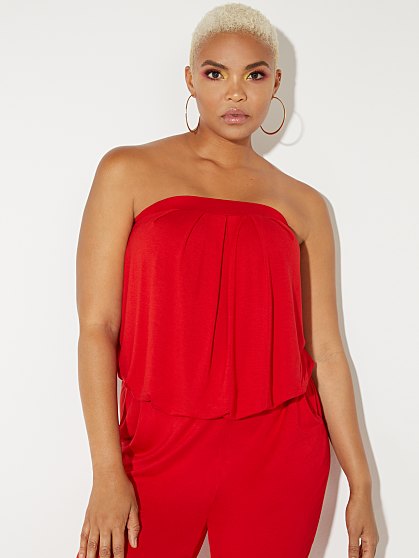 44.95 BANDED STRPLSS TOP