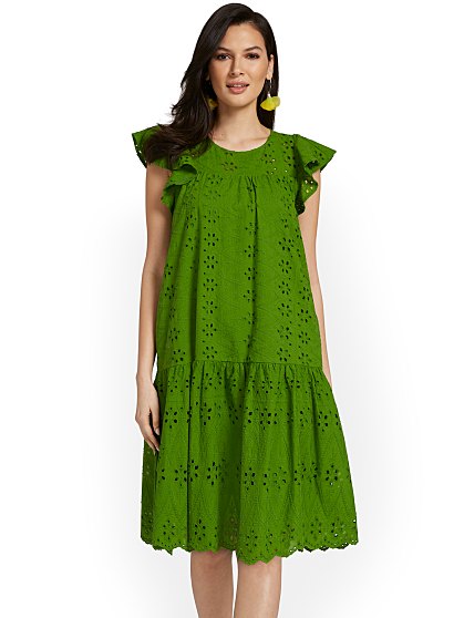 89.95 RUFFLE SLV SHIFT