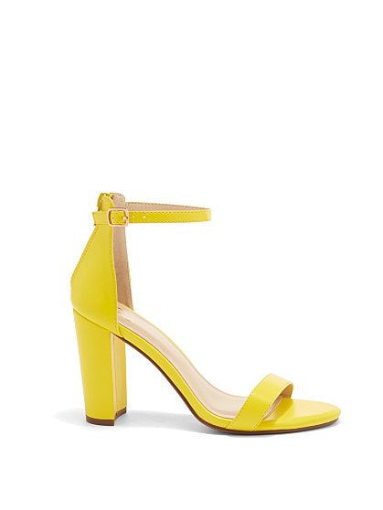 SINGE BAND BLOCK HEEL