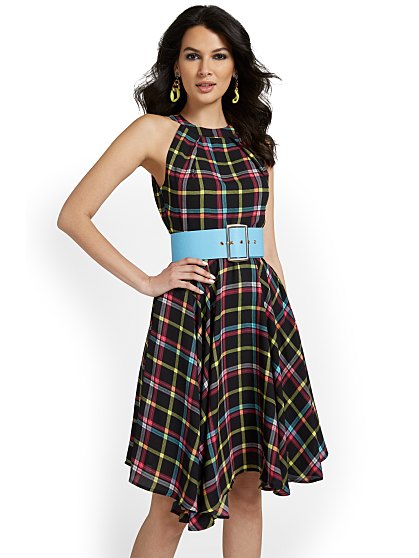 89.95 MULTI PLAID FLARE