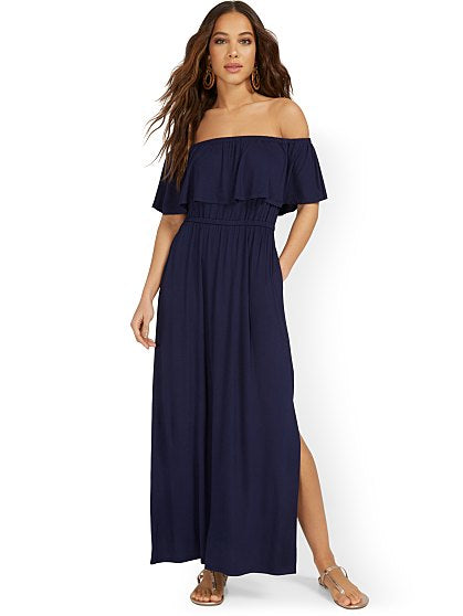 59.95 OFF SHDR KNIT MAXI