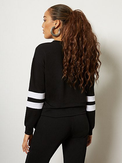 54.95 FT STRIPE SLV HOODI