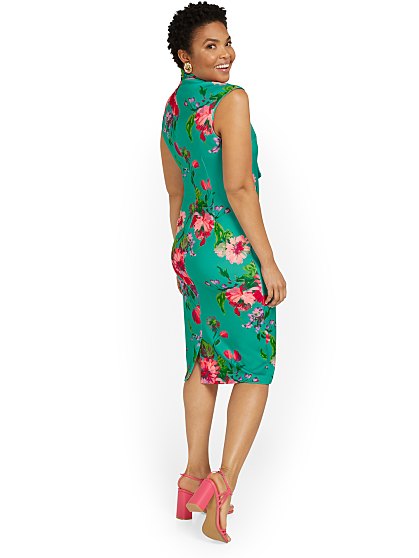 79 95 ALLOVER ROSE SHEATH