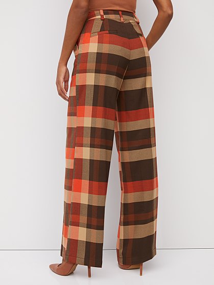 99.95 T WIDE LEG BROWN PL