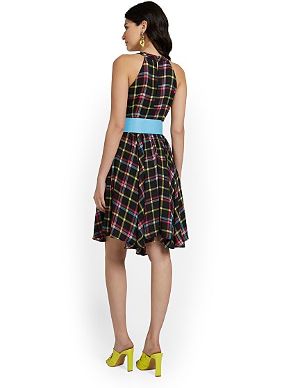 89.95 MULTI PLAID FLARE