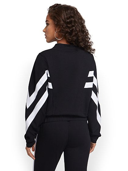 54.95 STRIPE FT MOCKNECK
