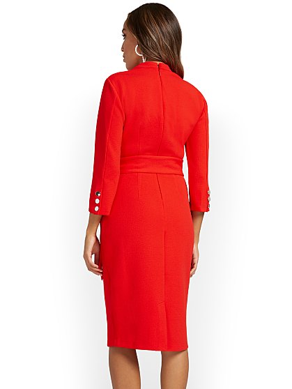 89.95 BELTED WRAP DRESS
