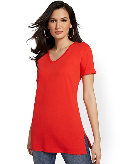 24.95 PERFECT VNECK TUNIC