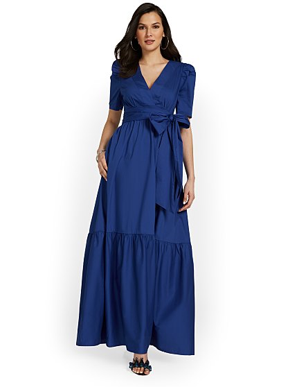99.95 V NECK DRAMA MAXI