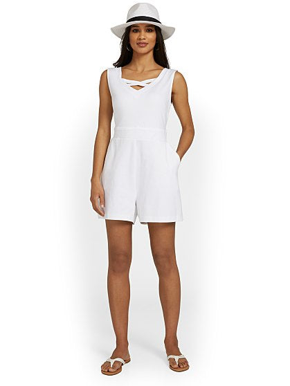59.95 CITY KNIT ROMPER